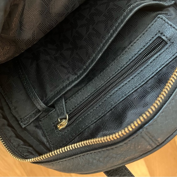 Michael Kors Black Leather Mini Backpack - Picture 5 of 5